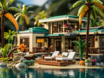 Maison de vacances Lego maison de loisirs tropicale